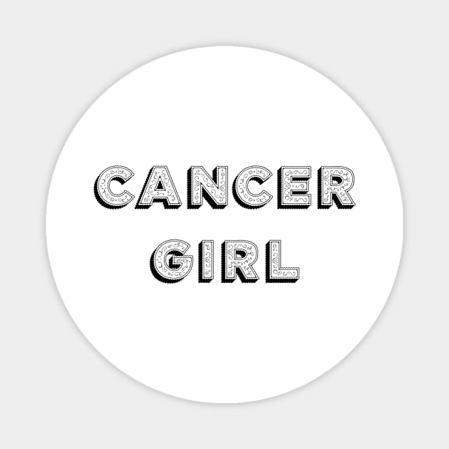 Cancer Girl Magnet by Sloop